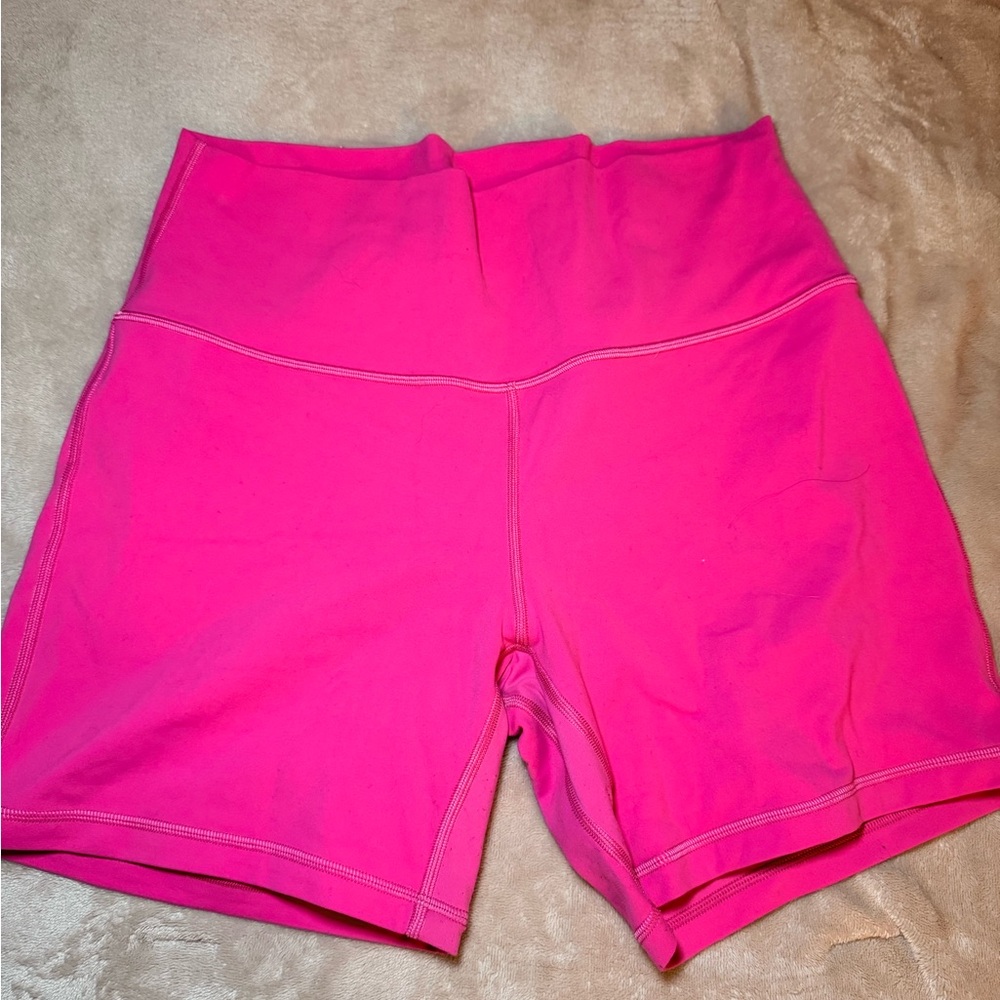 lululemon athletica Vibrant Pink High-Waist Shorts